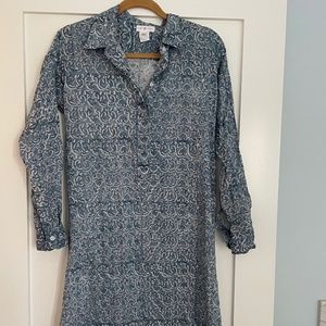 Kerry Cassill Dress P/S Small Fits up to size 6 Batik print boho California chic